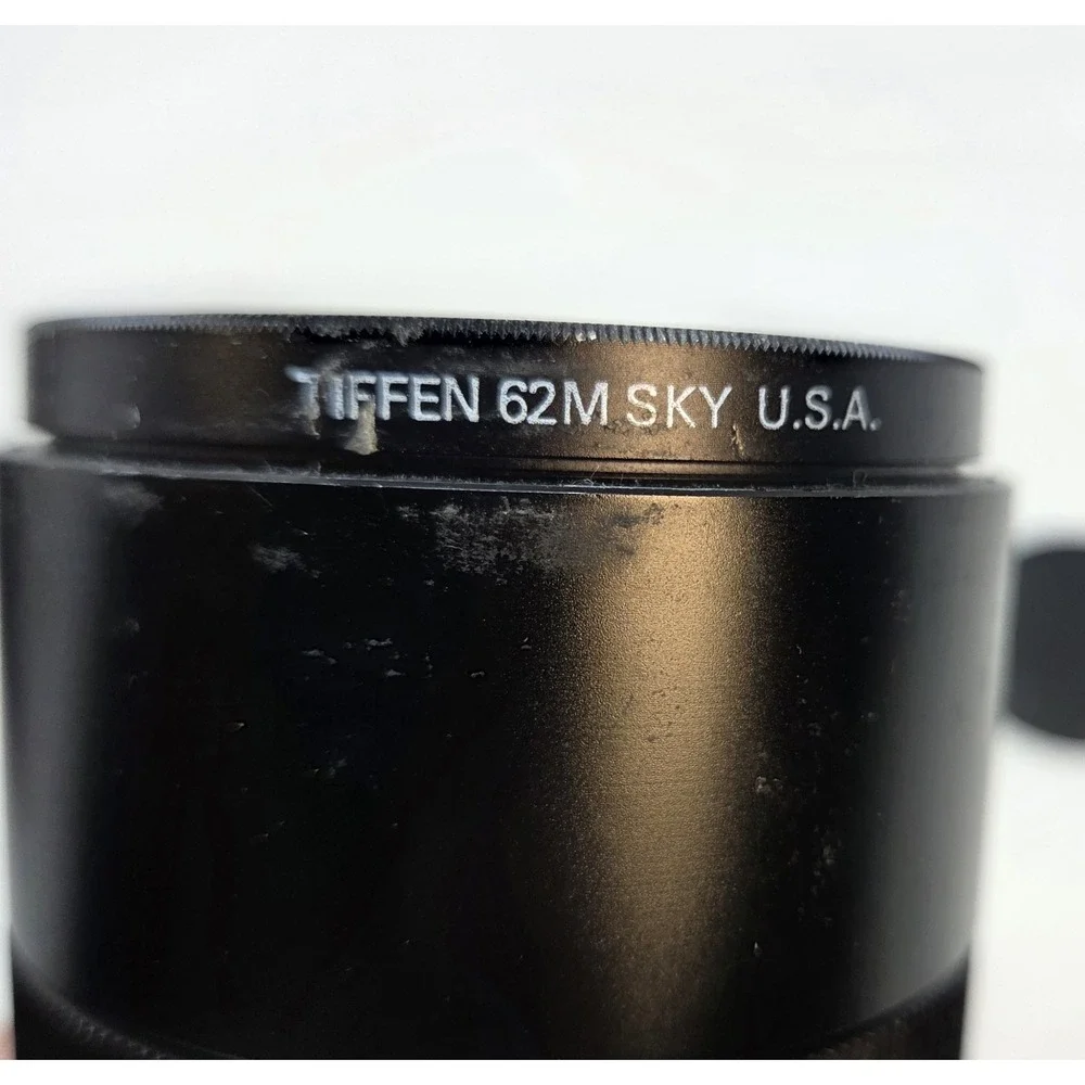 Vivitar 200mm f3.5 Auto Telephoto Lens Konica AR Mount Vintage Case Filter